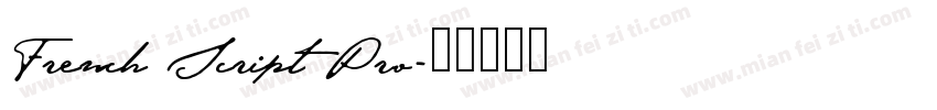 French Script Pro字体转换